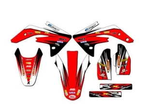 2007-2023 CRF 150R VELOCITY Red Senge Graphics Kit Compatible with Honda - Picture 1 of 4