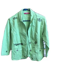 Absodeitly Custom Youth Large So… Lime Green Jacket (L2) - Picture 1 of 3
