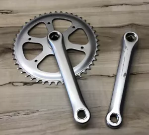 Vintage Thun Geschmieder RALIEGH AERO CORONADO pedivelle alluminio 46 denti / 170 mm - Foto 1 di 4