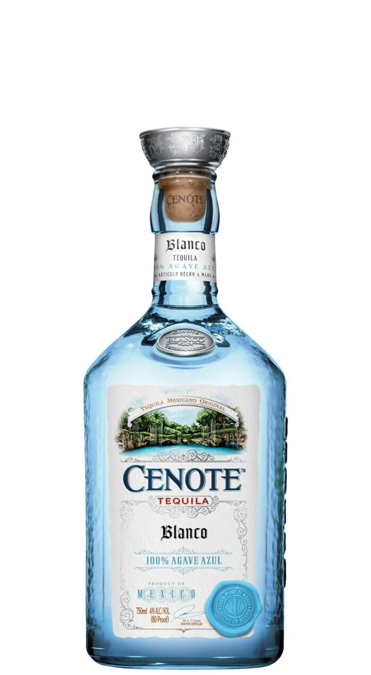 1 BOTTLE tequila cenote blanco 40% - Photo 1/1