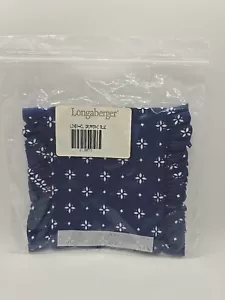 LONGABERGER FABRIC BASKET LINER-HDL GRIPPER-C BLUE 219033 EACH SOLD SEPERATE - Picture 1 of 2