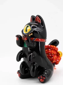 UNBOX ABAO Kiiti Lucky Cat Black Edition Soft VINYL Sofubi Figur Spielzeug H13CM/5 Zoll - Bild 1 von 3