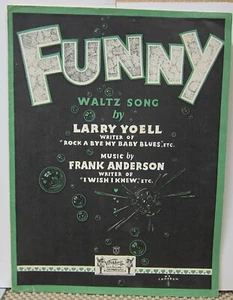 Divertido - Larry Yoell & Frank Anderson - Partituras 1925 - Imagen 1 de 3