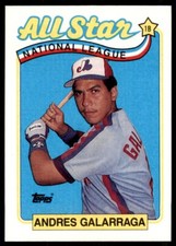 1989 Topps Andres Galarraga Baseball Cards #386