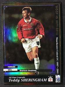 2011-12 Panini WCCF Legends Teddy Sheringham Manchester United refractor card