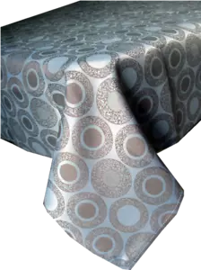 Geometric Circle Assorted Sizes Polyester Woven Fabric Tablecloths Multi-Color - Picture 1 of 12
