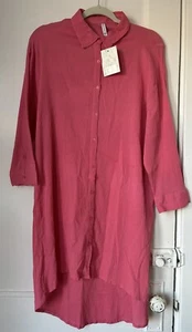 RAVIYA Women’s Long Sleeve Loose Shirt Size L Pink Color LIGHT - Picture 1 of 5