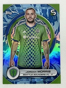 Jordan Morris 2024 Topps MLS Superstars Rare Ice Spot #87 Seattle Sounders - Picture 1 of 6