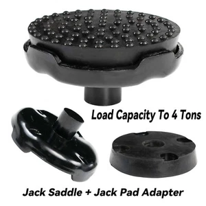 Floor Jack Saddle Rubber Pad Point Fit 4 Ton Jacks Adapter Lifting Protector /US - Picture 1 of 7