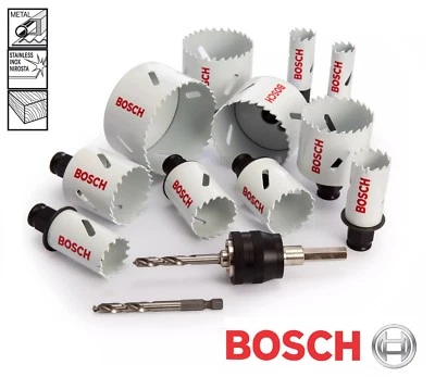 Bosch QUICK CHANGE Release Hole Saw Cutter Bit HSS Bi-Metal Wood Plastic Holesaw - Image 1 of 4