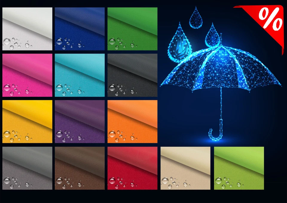 Oxford 210D Abdeckplane Zeltplane Wasserabweisender Outdoor Stoff Gewebe 20 Farb - Bild 1 von 1