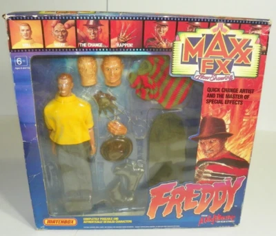 CONJUNTO MATCHBOX VINTAGE FREDDY KRUEGER NIGHTMARE ON ELM STREET CONJUNTO RARO caixa aberta - Imagem 1 de 4