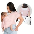 Wrap Carrier Pouch Infant Birth Breastfeeding Adjustable Baby Sling Summer Grid