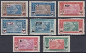 TIMBRE COTE D' IVOIRE SERIE COMPLETE N° 73/80 NEUFS * GOMME TRACE DE CHARNIERE - Picture 1 of 2
