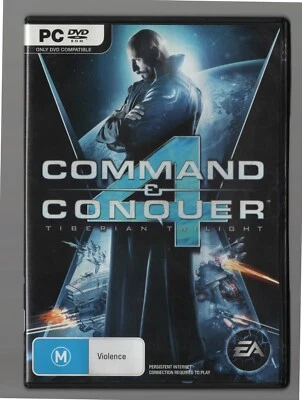 Command & Conquer 4 Tiberian Twilight (PC game) 2010 Original DVD Case - Image 1 of 4