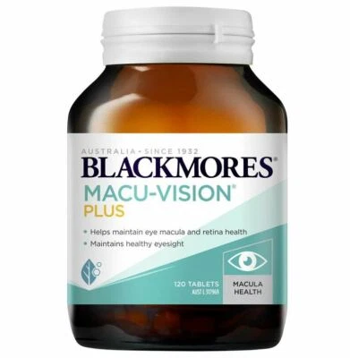NEW Blackmores Macu-Vision PLUS 120 Tablets Macuvison Eye Health - image 1 of 4