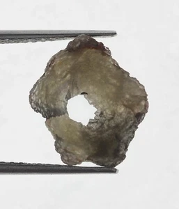 Diamante sfuso grezzo naturale vero 1,64 CT, pietra preziosa grezza marrone verdastro non tagliata - Foto 1 di 6