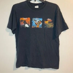 Vintage Meat Loaf Seize The Night Tour Concert Mens T Shirt Y2K Band Rock Sz S - Picture 1 of 5