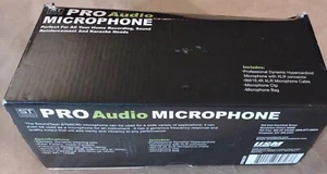 Micrófono de grabación Soundtech STMIC50 Pro con cable XLR de 16,4 pies. Estuche. Soporte para micrófono. - Imagen 1 de 8