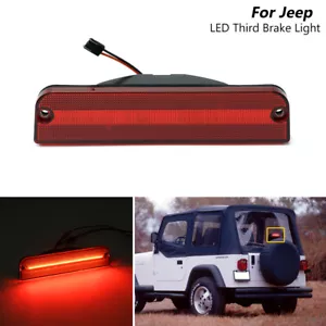 For 97-06 Jeep Wrangler TJ Unlimited LJ Red LED 3rd Third Tail Brake Stop Light - Bild 1 von 15