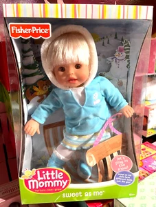 Fisher Price Little Mommy Doll Sweet as Me Baby Blonde Winter Snowsuit - Picture 1 of 1