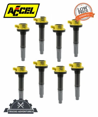 ACCEL 140060-8 SuperCoil Direct Ignition Coil Set Fits 11-16 F-150 Mustang - Image 1 of 4