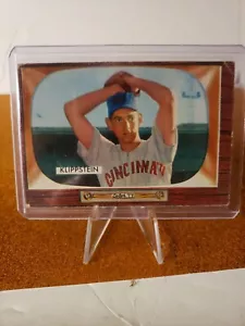 1955 Bowman Baseball Card #152 Johnny Klippstein Cincinatti Reds poor - Picture 1 of 2