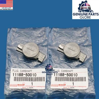 CONJUNTO DE PLUGUE DE CARCAÇA DE EIXO DE CAMES ORIGINAL DO FABRICANTE TOYOTA 4RUNNER TUNDRA GX470 SC430 V8 - Imagem 1 de 2