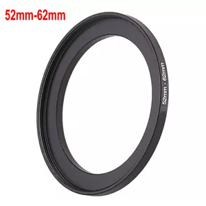 52mm-62mm 52-62mm 52 to 62 Step Up Filter Ring Adapter Camera Lens Filter Parts - Picture 1 of 4