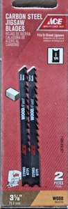 JIGSAW BLADE 2PK. ACE CARBON STEEL WOOD BLADE 6 TPI #22985 - Picture 1 of 2