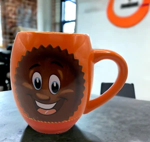 Reeses Erdnussbutter Becher Orange Kaffeebecher Hersheys Schokoladenwelt 16 Unzen - Bild 1 von 10