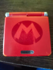 GameBoy Advance SP Mario Edition Rot Silber (Defekt)