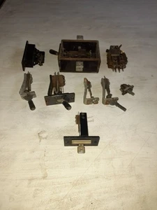 alte Kippschalter Schalter Teile Röhrenradio Detektor Funk Wehrmacht Luftwaffe ? - Bild 1 von 14
