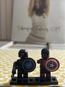 WINTER SOLDIER US AGENT LEGO MINIFIG captain america shield avenger thunderbolts - Picture 1 of 4