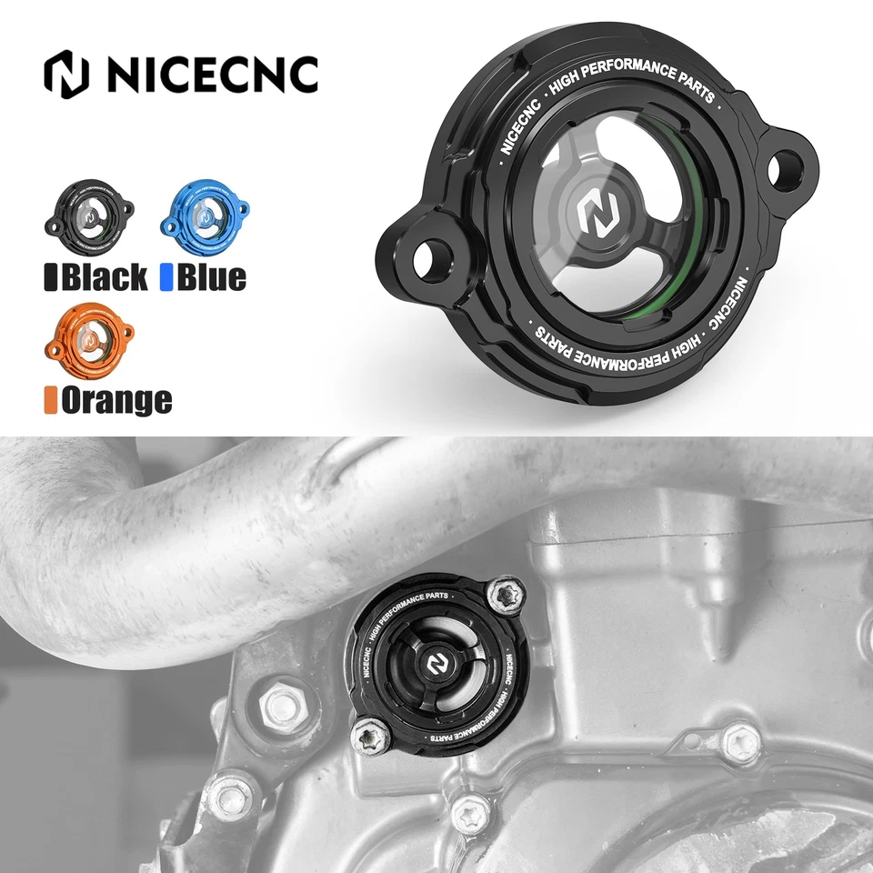 Clear Oil Filter Cover Cap For Husqvarna FE501S 2015-2016 Husaberg FE 450 09-14 - Image 1 of 4