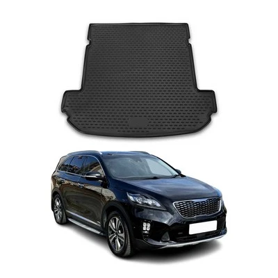 Alfombrillas de carga OMAC forro para Kia Sorento 2016-2020 impermeables TPE negras Foto 1 de 4
