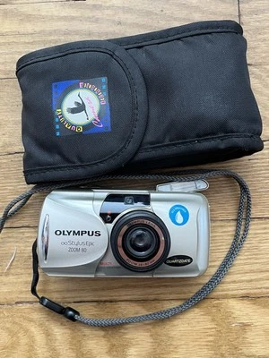 Olympus Stylus  Epic Zoom 80 35mm Point Shoot Camera Possible Issue - Image 1 of 4