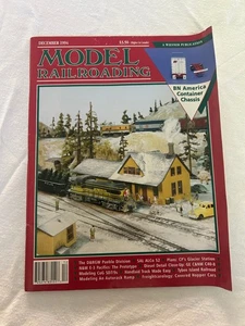 Model Railroading Magazine December 1994 BN America Container Chassis Wiesner - Picture 1 of 2