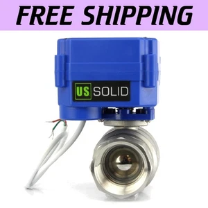 NSF Certified 1" Stainless Steel Motorized Ball Valve with Automatic Return - Picture 1 of 8