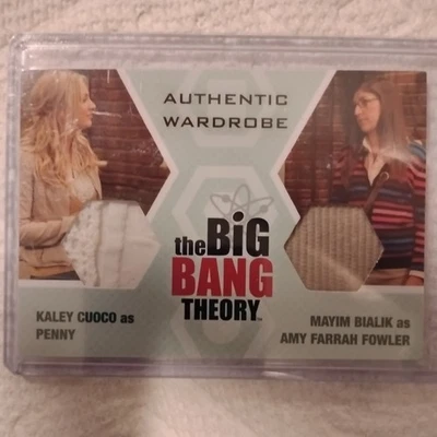 2012 Cryptozoic Big Bang Theory Penny Amy authentic Dual Wardrobe Card  - Image 1 of 2