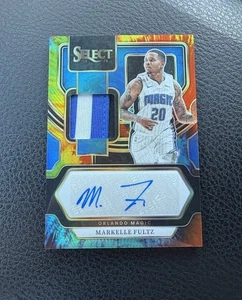 MARKELLE FULTZ 2023-24 SELECT PATCH AUTOGRAPH TIE DYE PRIZM AUTO /25 - Picture 1 of 2