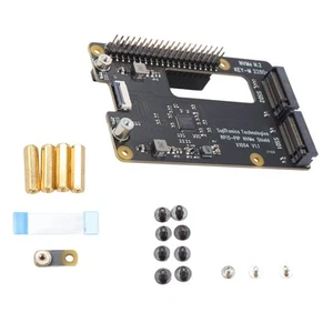 X1004 for 5 PCIE to M.2 NVME Dual SSD Expansion Board 2280 NOT Support1601 - Afbeelding 1 van 6