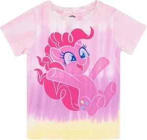 My Little Pony Girls Tie Dye T-Shirt - Rainbow Dash, Pinkie Pie, Twilight... - Picture 1 of 11