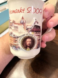 Deutscher Weihnachtsmarkt Tasse 2009 Nürnberger Christkindlesmarkt Mohaba Glas - Bild 1 von 4