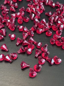 200 BRAND NEW LEGO BRICK RED GEM JEWELS TREASURE MONEY GOLD LOT - Picture 1 of 3