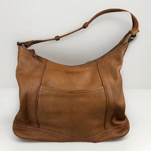 American Leather Company Hobo Handbag Brown Leather - Picture 1 of 13