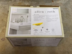 Mullen Centerset Bath Faucet, Brushed Nickel Finish - Picture 1 of 4