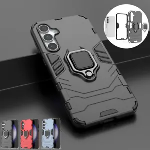 For Samsung S23 FE S22 S21 S20+ Note20 Ultra Heavy Duty Case Armor Ring Cover - Picture 1 of 40
