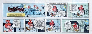 The Flintstones - Hanna-Barbera - lot of 10 color Sunday comic pages, early 1978 - Picture 1 of 1
