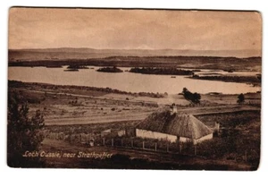 Postcard Scotland Strathpeffer Loch Oussie Valentine's Series, Unused RPPC - Picture 1 of 2